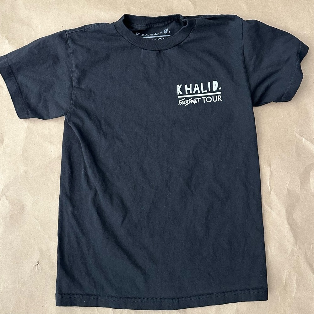 Khalid Concert Black 'Free Spirit Tour' T‑Shirt
